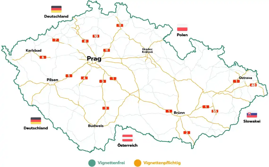 The Road Map in Czech